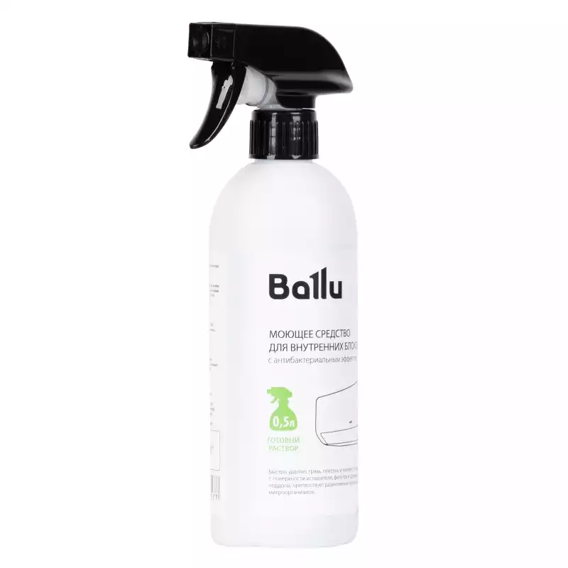 Средство моющее Ballu для внутренних блоков, готовый раствор 0,5 л.