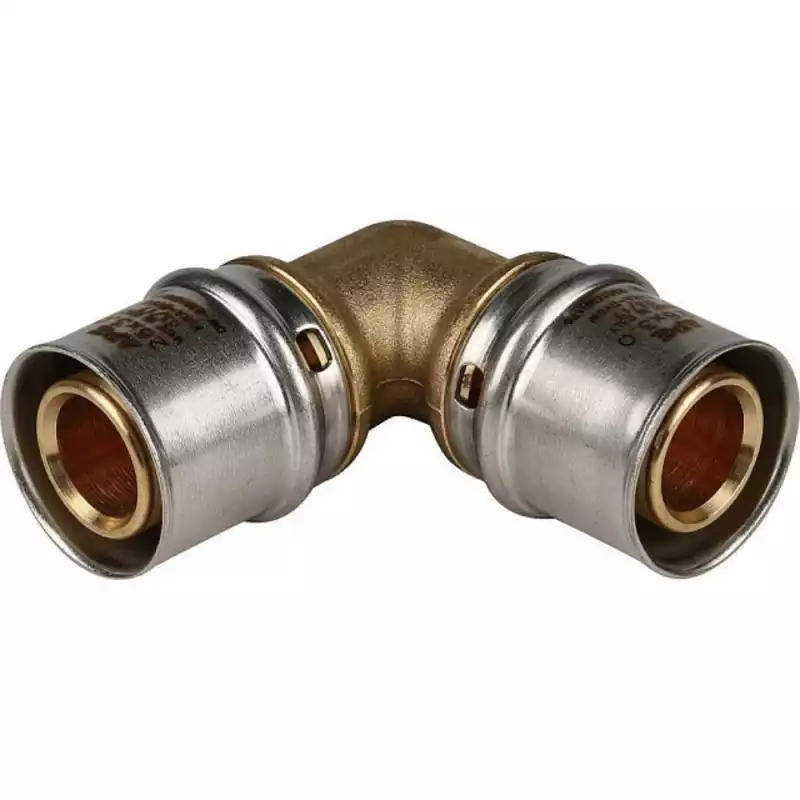 Угольник STOUT 90 26х26 для металлопластиковых труб пресс, SFP-0009-002626