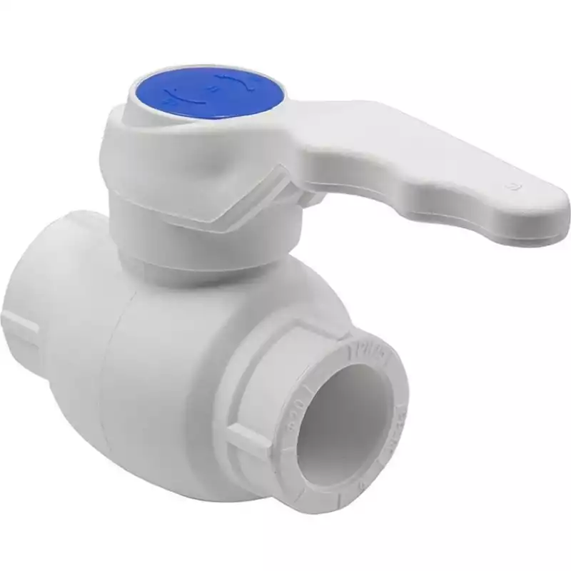 Кран шаровой THERMOLIGHT ручка PP-R 20 белый, UPF 005 20 00 00 W