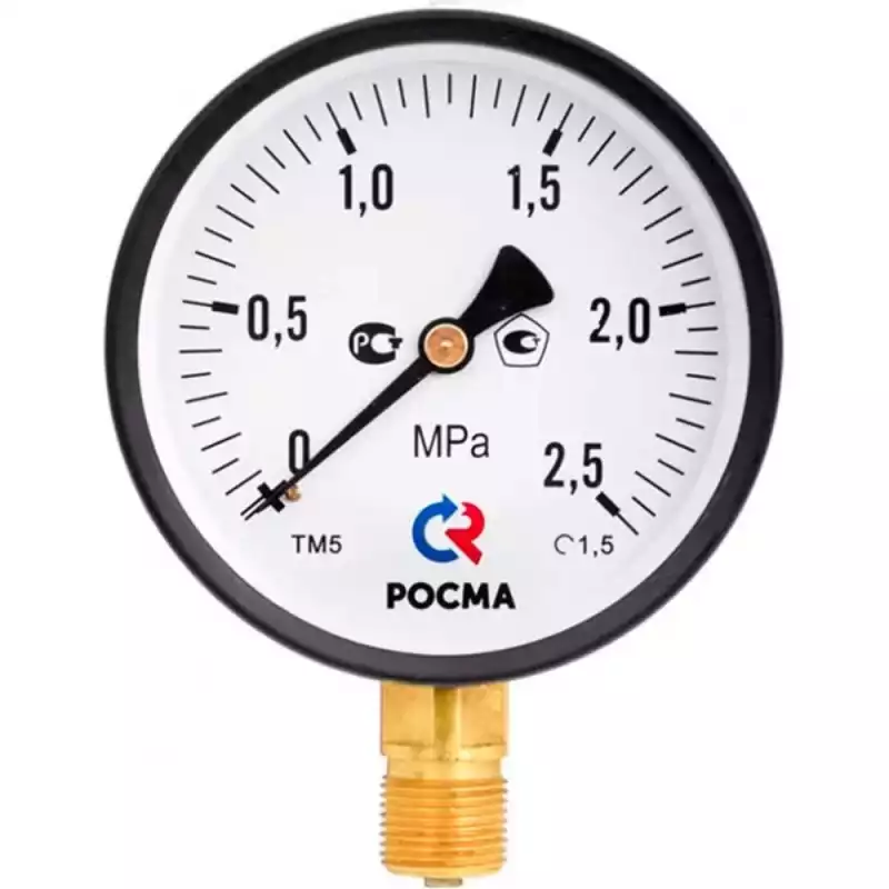 Манометр радиальный Росма G1/2 0,6 МПа Tmax 150C, ТМ-510