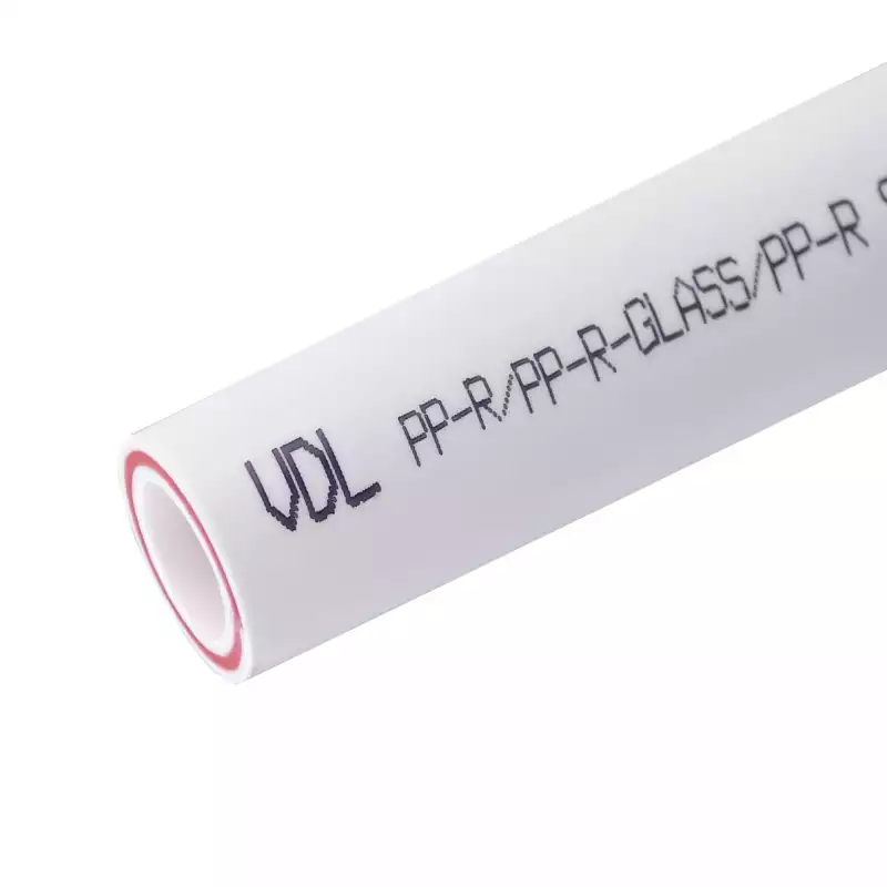 Труба VDL PP-R SDR6 PN25 25х4,2 PN25 (арм. стекловолокном), белый (4/80)