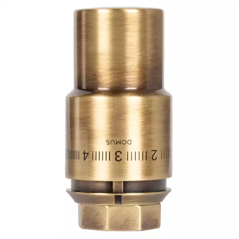 Термоголовка жидкостная Royal Thermo Design PRO М30х1,5 (бронза)