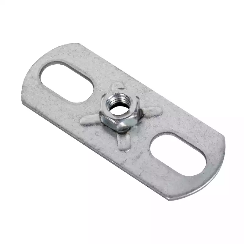 Пластина опорная SHUFT с гайкой М8 30х80х3,0 (упак.100шт)