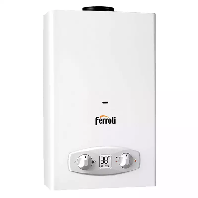 Водонагреватель газовый Ferroli VERONA 11 D(NG) проточный, настенный, откр. кам. сгор.