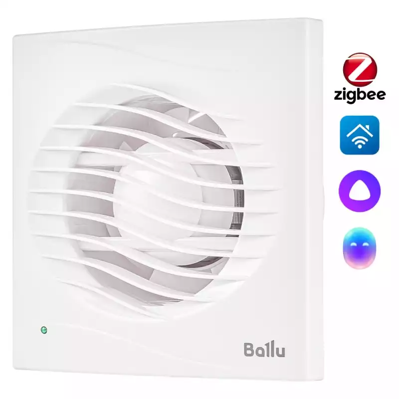 Вентилятор вытяжной Ballu BAF-AR 100 V с обратным клапаном