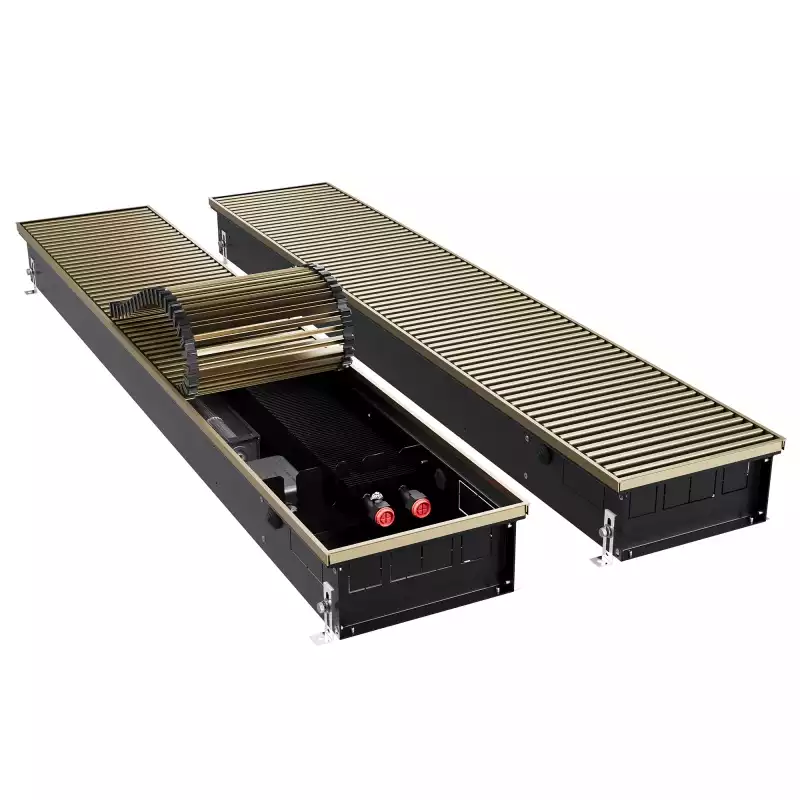 Конвектор внутрипольный Royal Thermo ATRIUM TURBO-110/250/2100-DG-U-AU