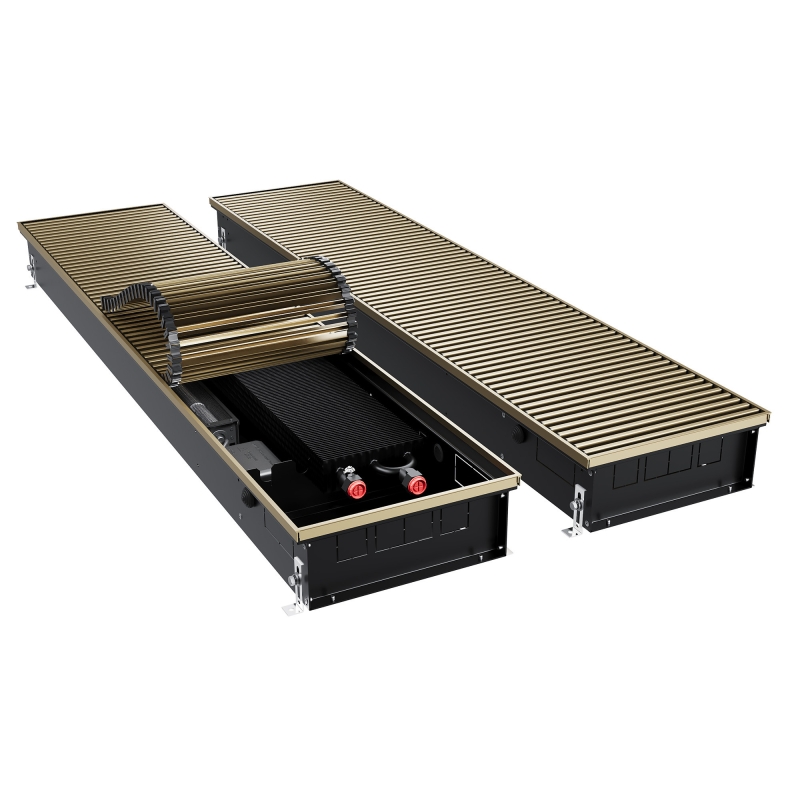 Конвектор внутрипольный Royal Thermo ATRIUM TURBO-110/300/1900-DG-U-AU