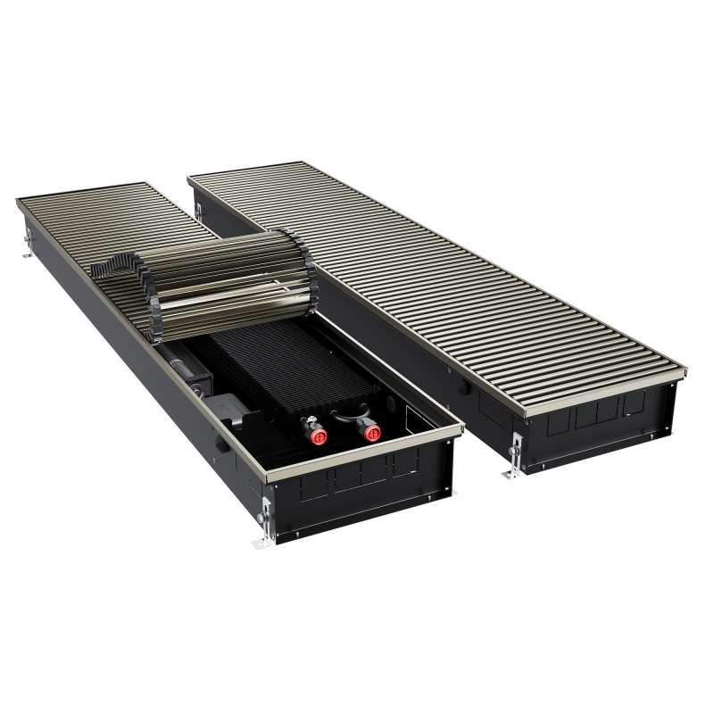 Конвектор внутрипольный Royal Thermo ATRIUM TURBO-110/300/2500-DG-U-LB