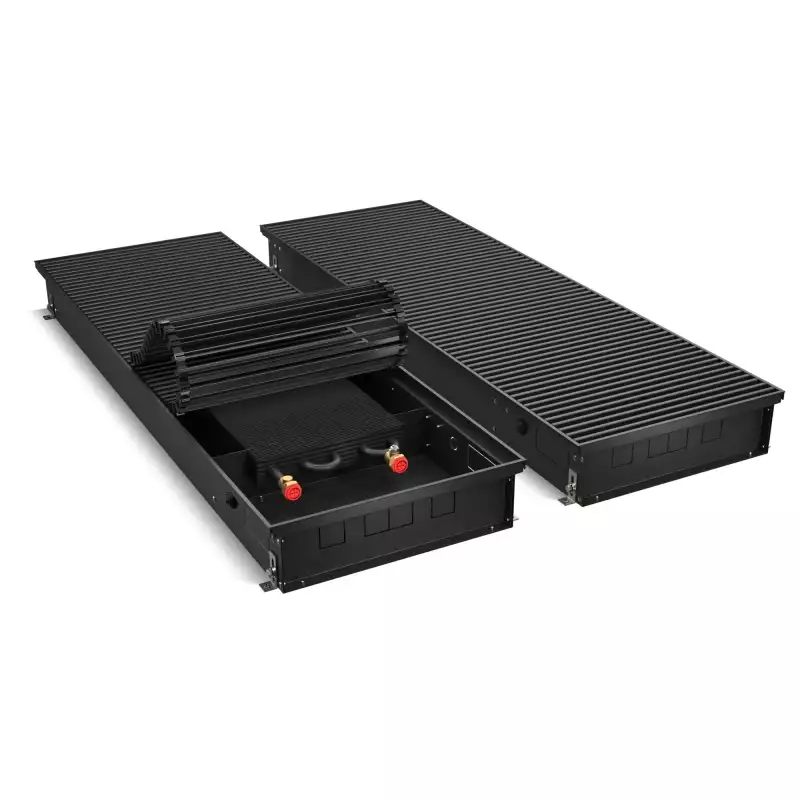 Конвектор внутрипольный Royal Thermo ATRIUM-110/400/2600-DG-U-BL