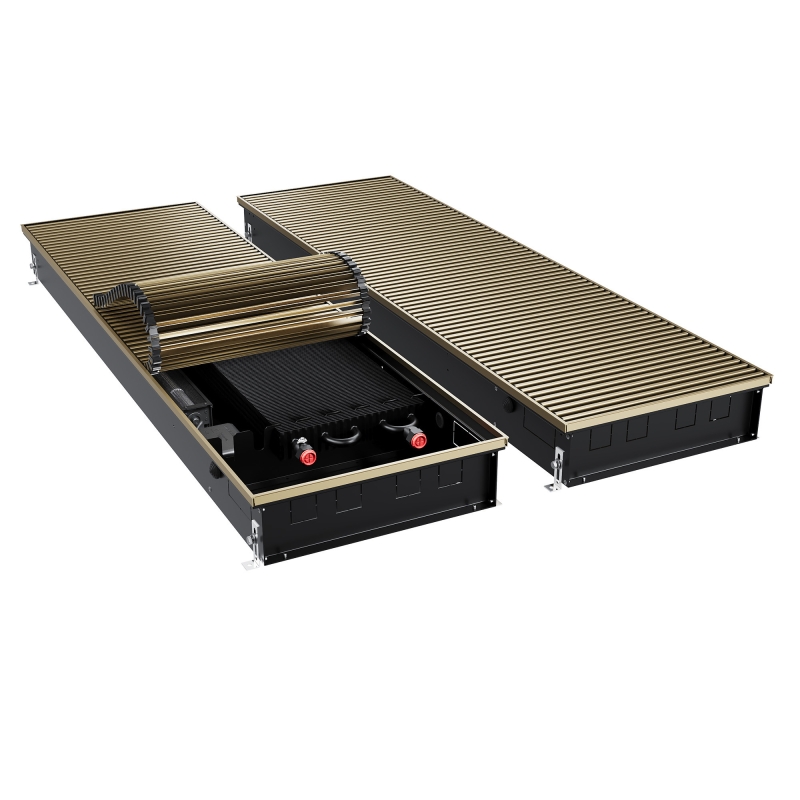 Конвектор внутрипольный Royal Thermo ATRIUM TURBO-110/400/2800-DG-U-AU