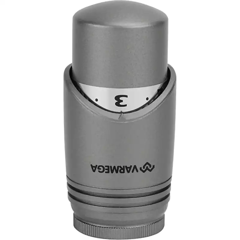 Головка термостатическая VARMEGA, серия VM112, M30х1.5, серая