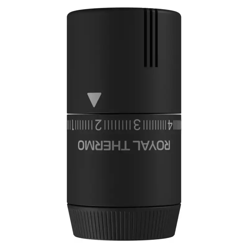 Термоголовка жидкостная Royal Thermo Design М30х1,5 (черный soft touch)