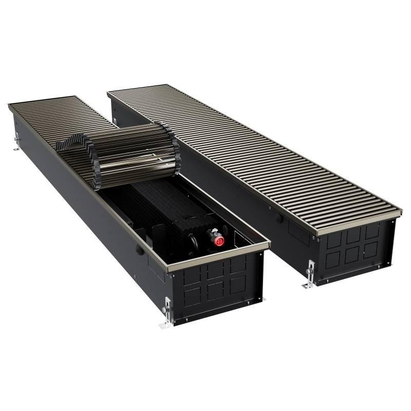 Конвектор внутрипольный Royal Thermo ATRIUM TURBO-150/250/1100-DG-U-DB