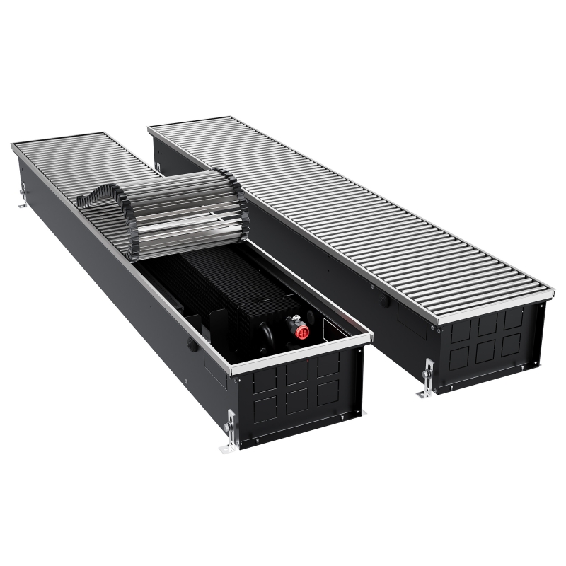 Конвектор внутрипольный Royal Thermo ATRIUM TURBO-150/250/800-DG-U-NA