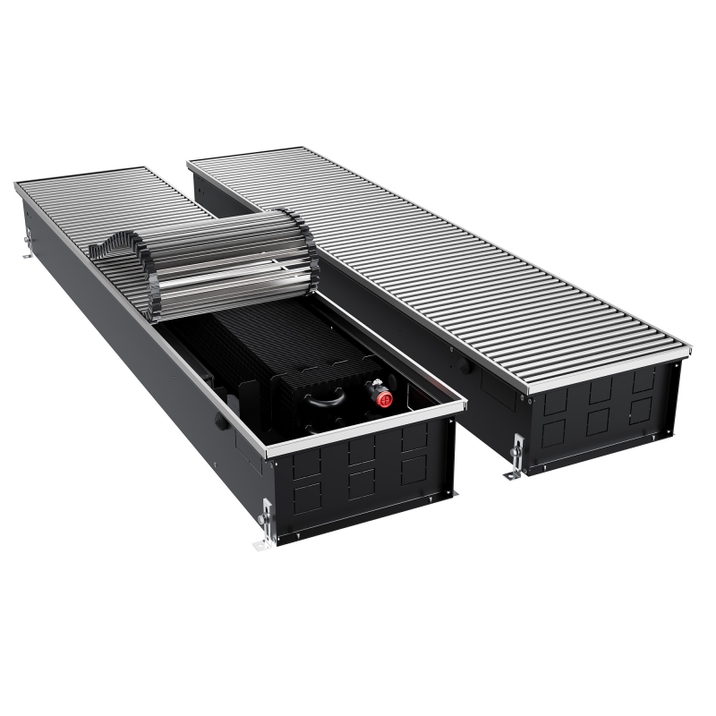 Конвектор внутрипольный Royal Thermo ATRIUM TURBO-150/300/2200-DG-U-NA