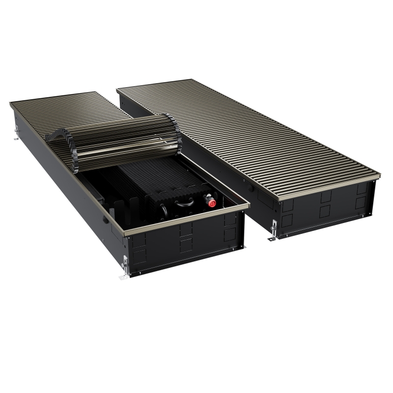 Конвектор внутрипольный Royal Thermo ATRIUM TURBO-150/400/1800-DG-U-DB