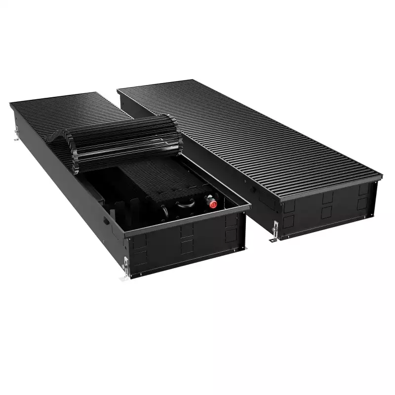 Конвектор внутрипольный Royal Thermo ATRIUM TURBO-150/400/2000-DG-U-BL