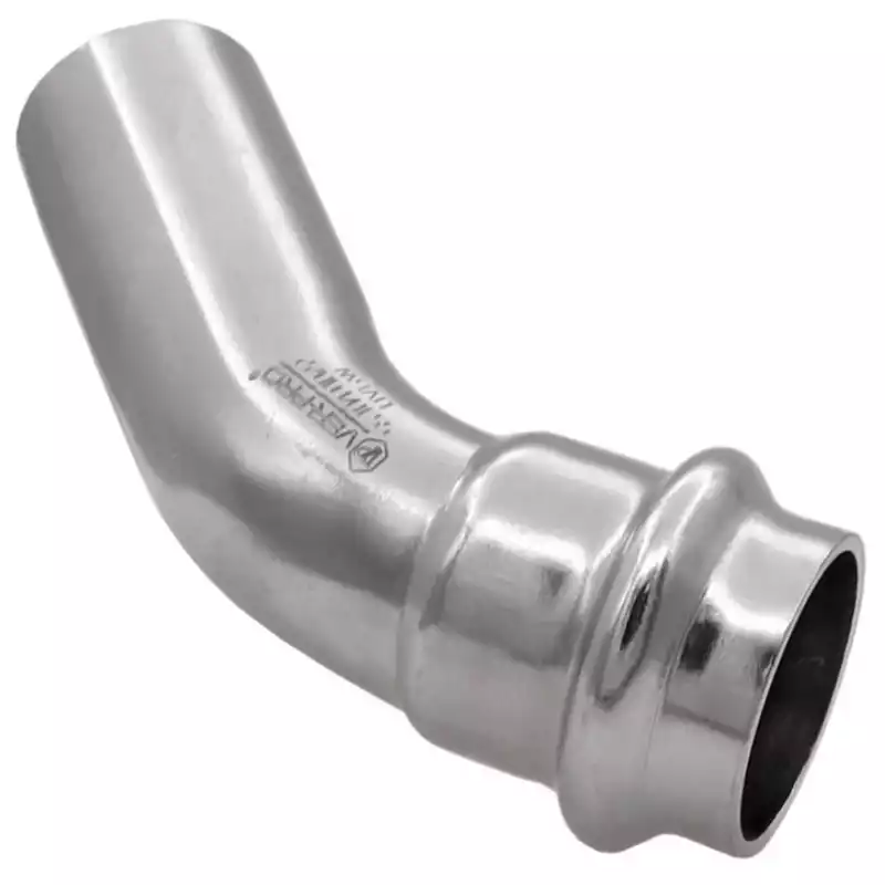 Уголок VIEIR 45 град. нерж. сталь 15а×15 VER-PRO (100/5)