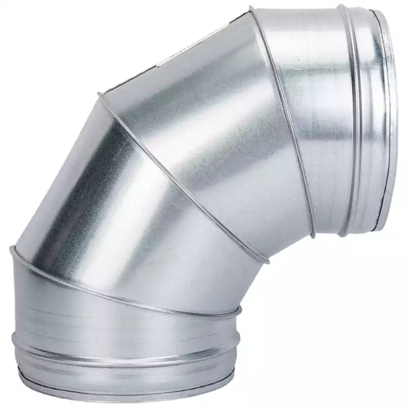 Отвод Галвент (Кр)-1-90-160-140-14x14 (оц. ст. - с ЖК)
