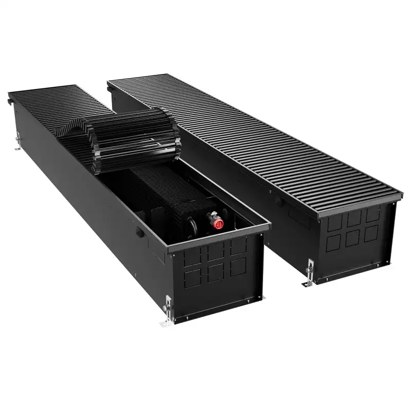 Конвектор внутрипольный Royal Thermo ATRIUM TURBO-190/250/1300-DG-U-BL