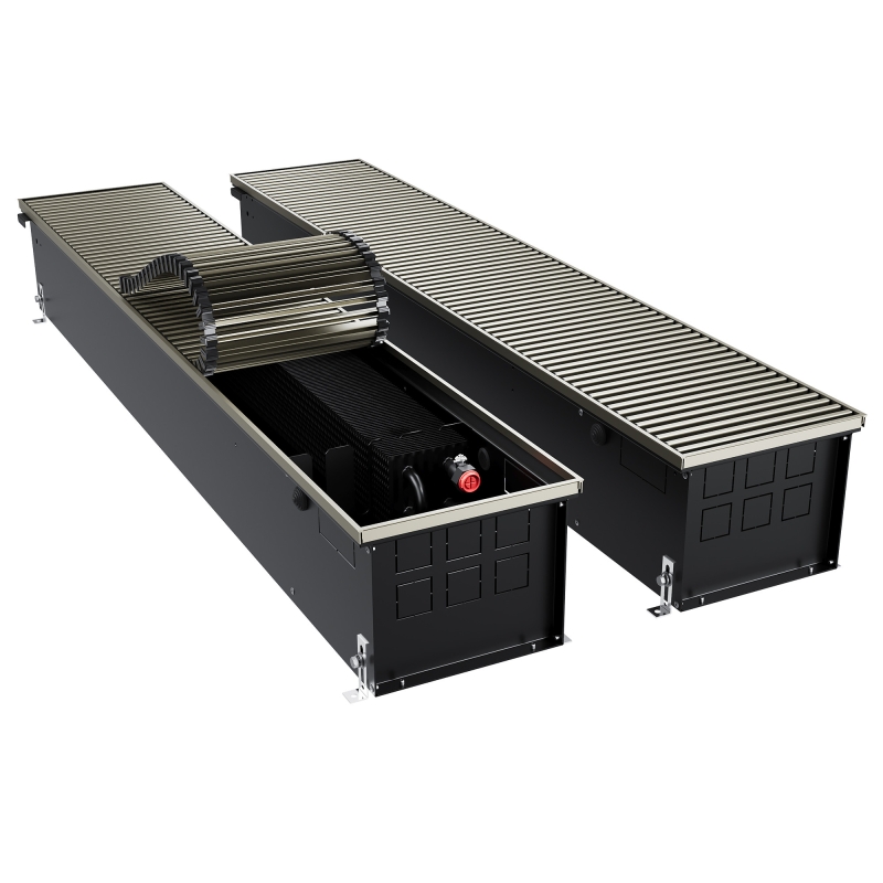 Конвектор внутрипольный Royal Thermo ATRIUM TURBO-190/250/2500-DG-U-LB