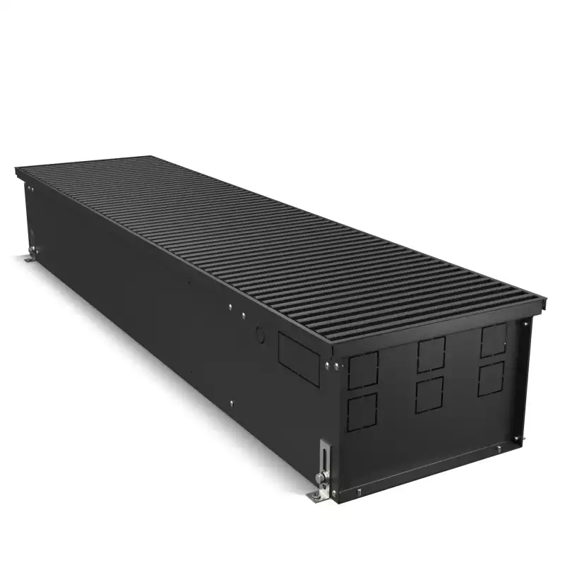 Конвектор внутрипольный Royal Thermo ATRIUM TURBO-190/300/1900-DG-U-BL