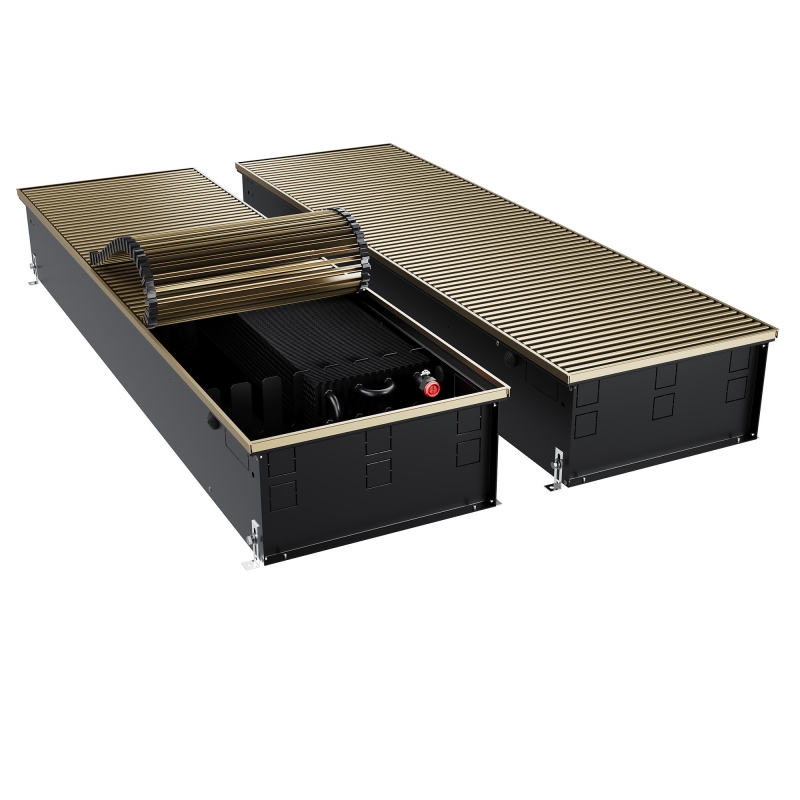 Конвектор внутрипольный Royal Thermo ATRIUM TURBO-190/400/2500-DG-U-LB