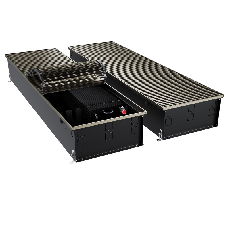 Конвектор внутрипольный Royal Thermo ATRIUM TURBO-190/400/2500-DG-U-DB