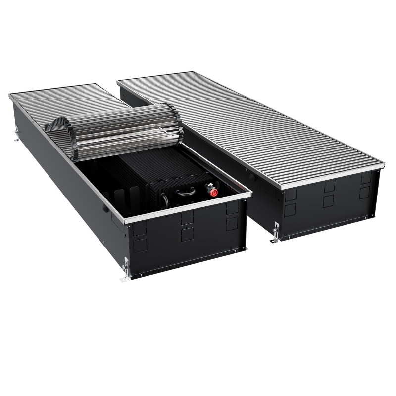 Конвектор внутрипольный Royal Thermo ATRIUM TURBO-190/400/2500-DG-U-NA