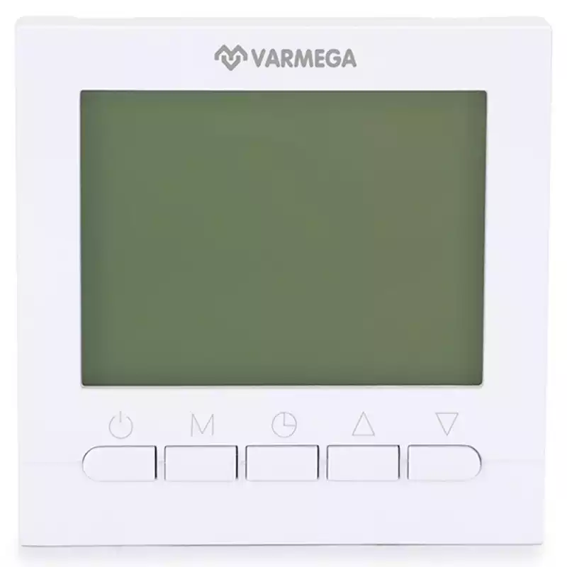 Термостат комнатный VARMEGA, VM19221, проводной, белый