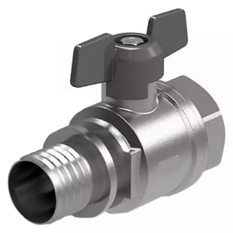 Кран шаровый Royal Thermo с аксиальным соединением ВР 20×3/4