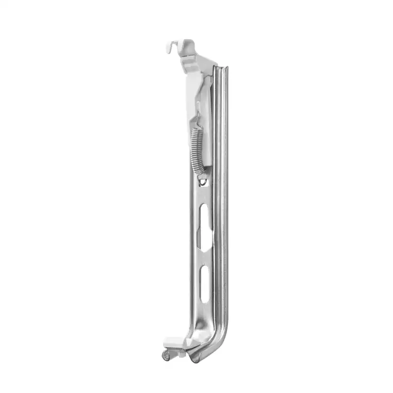 Кронштейн настенный рельсовый h200 RAL9016
