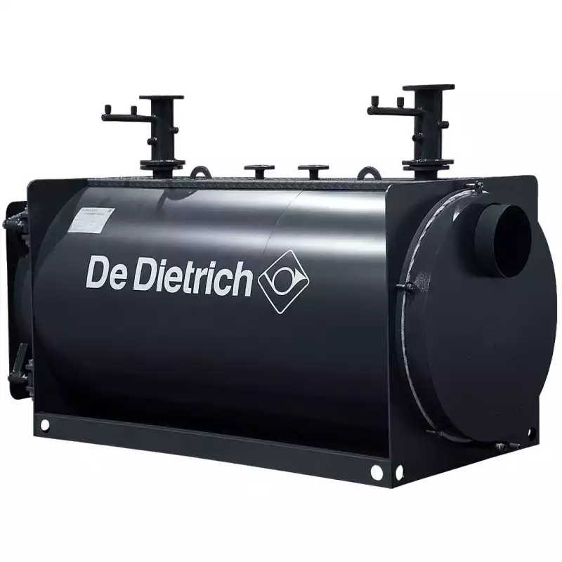 Котел стальной DE DIETRICH CA R 600 напольный, 1 конт., откр.кам.сгор. газ./диз, наддув, без п/у