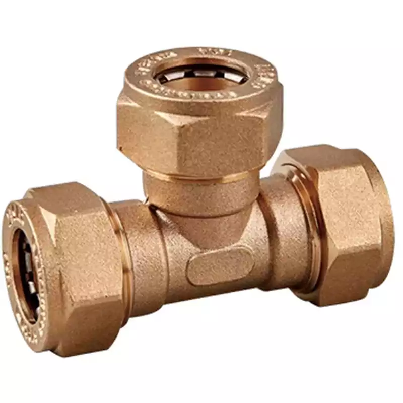 Тройник VIEIR обжимной 25X20X25 (27/3) VP252025