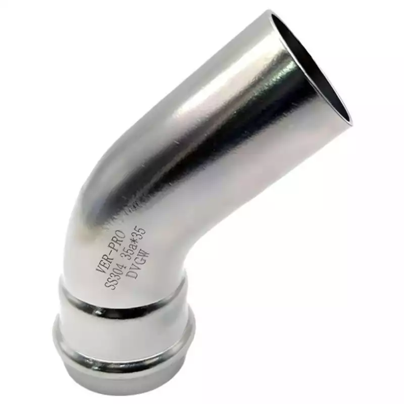 Уголок ViEiR 45 град. нерж. сталь 28а×28 VER-PRO (32/4шт)