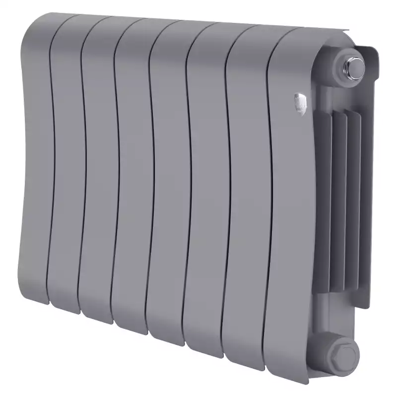 Радиатор биметаллический Royal Thermo Infinity 300 Silver Satin - 8 секц.