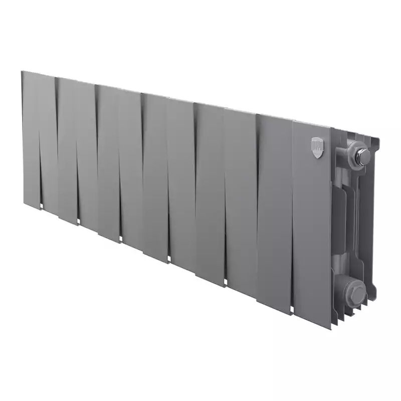 Радиатор биметаллический Royal Thermo PianoForte 200 Серебристый - 12 секц.