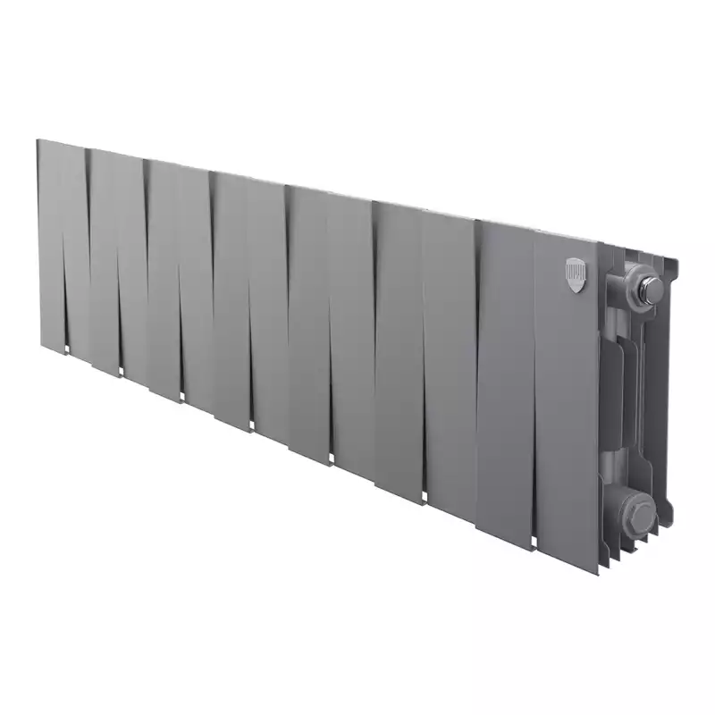 Радиатор биметаллический Royal Thermo PianoForte 200 Серебристый - 14 секц.