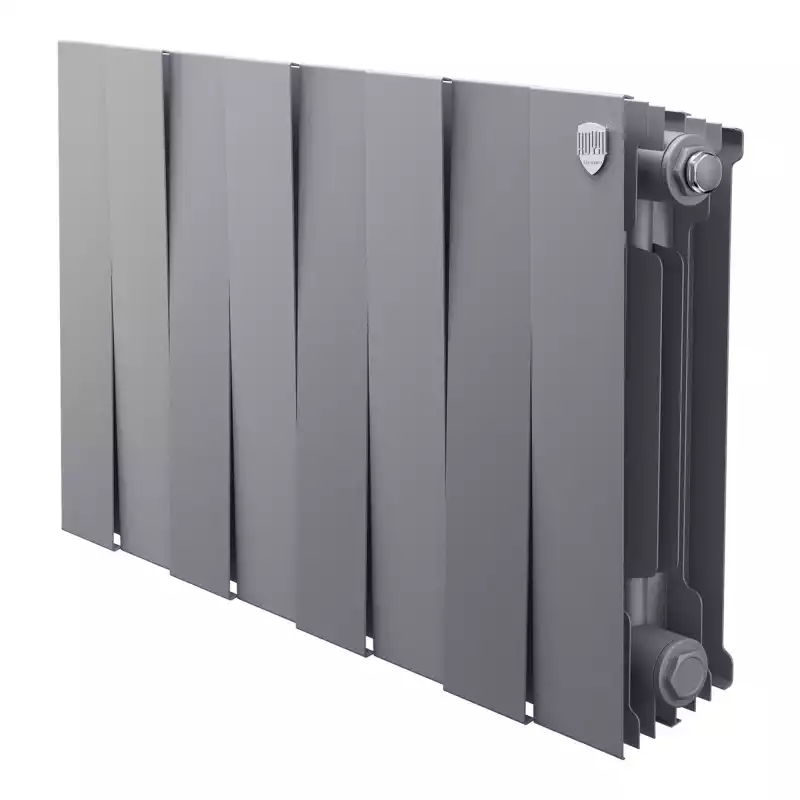 Радиатор биметаллический Royal Thermo PianoForte 300 Серебристый - 8 секц.
