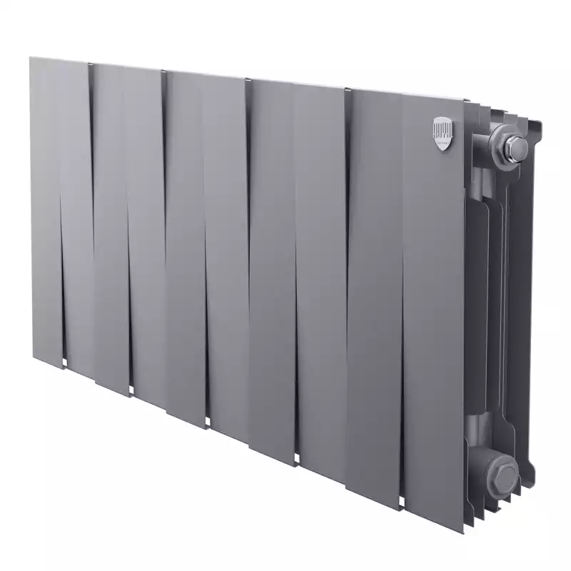 Радиатор биметаллический Royal Thermo PianoForte 300 Серебристый - 10 секц.