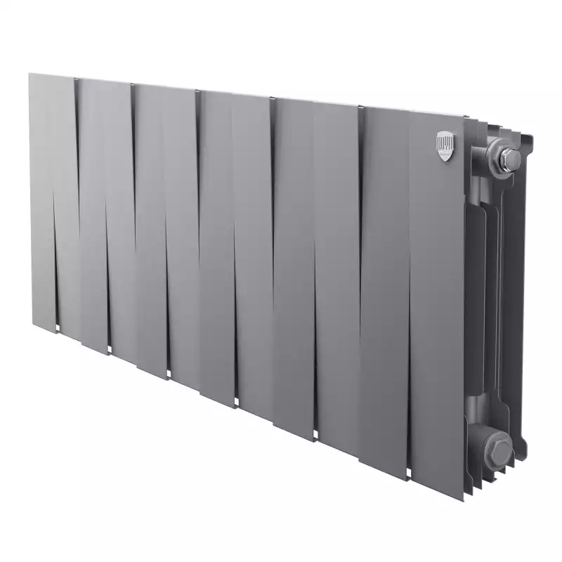 Радиатор биметаллический Royal Thermo PianoForte 300 Серебристый - 12 секц.