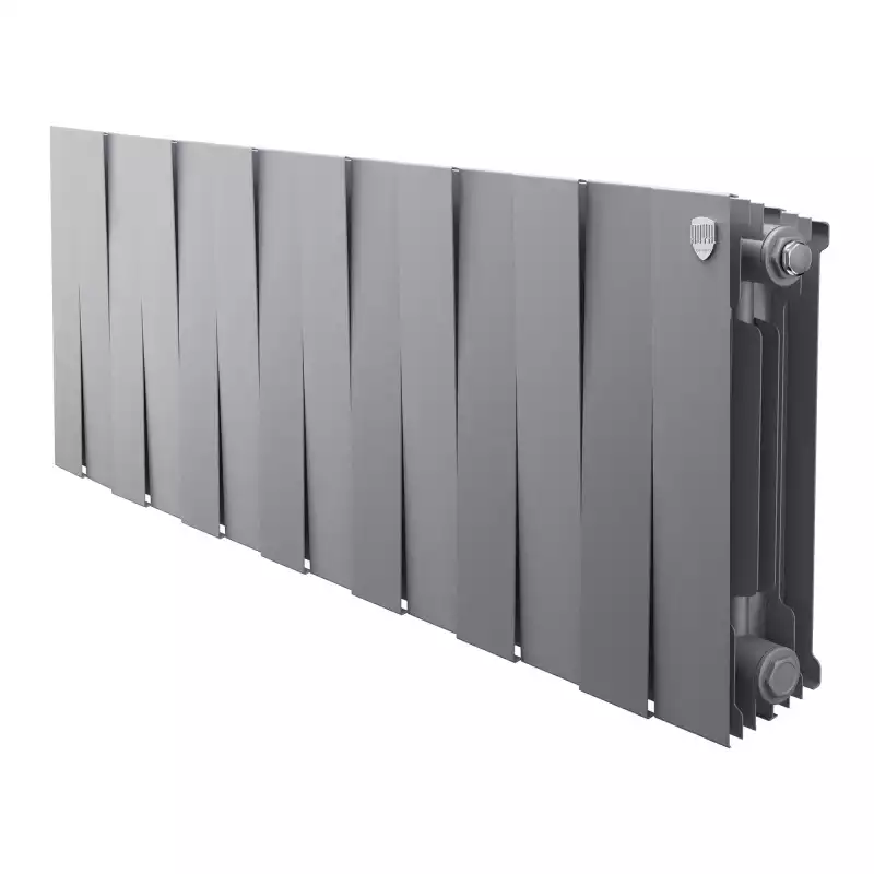 Радиатор биметаллический Royal Thermo PianoForte 300 Серебристый - 14 секц.