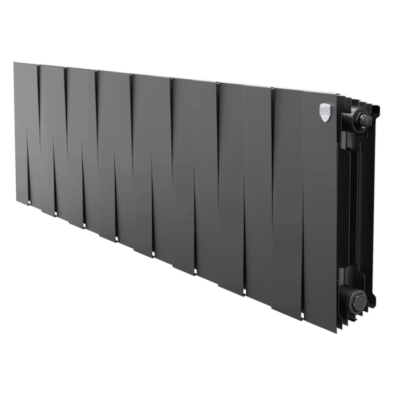 Радиатор биметаллический Royal Thermo PianoForte 300 Чёрный - 16 секц.