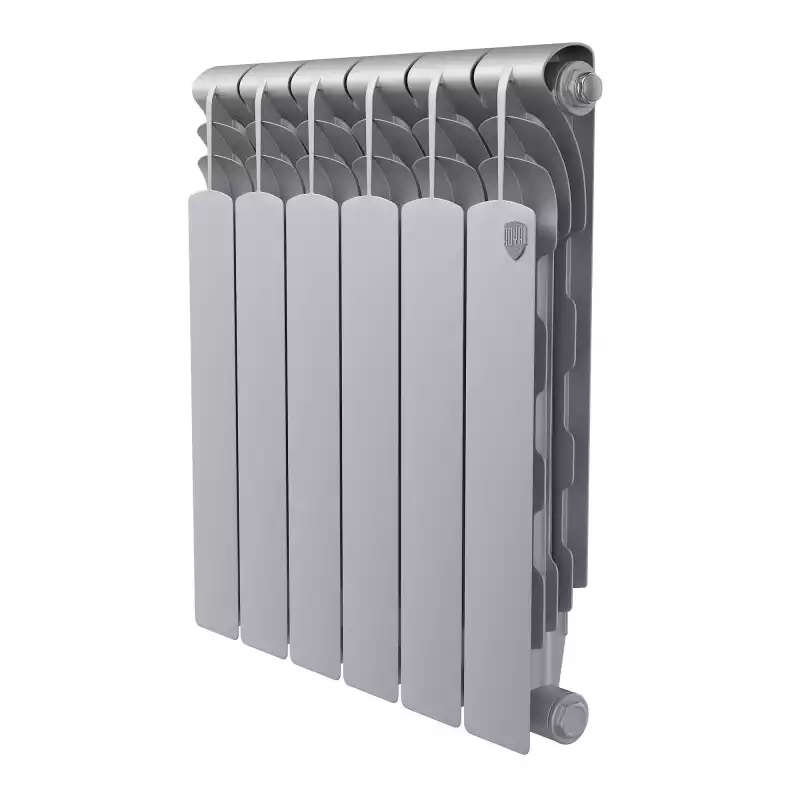 Радиатор биметаллический Royal Thermo Revolution B 500 Серебристый – 6 секц.