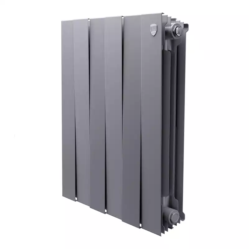 Радиатор биметаллический Royal Thermo PianoForte 500 Серебристый - 6 секц.