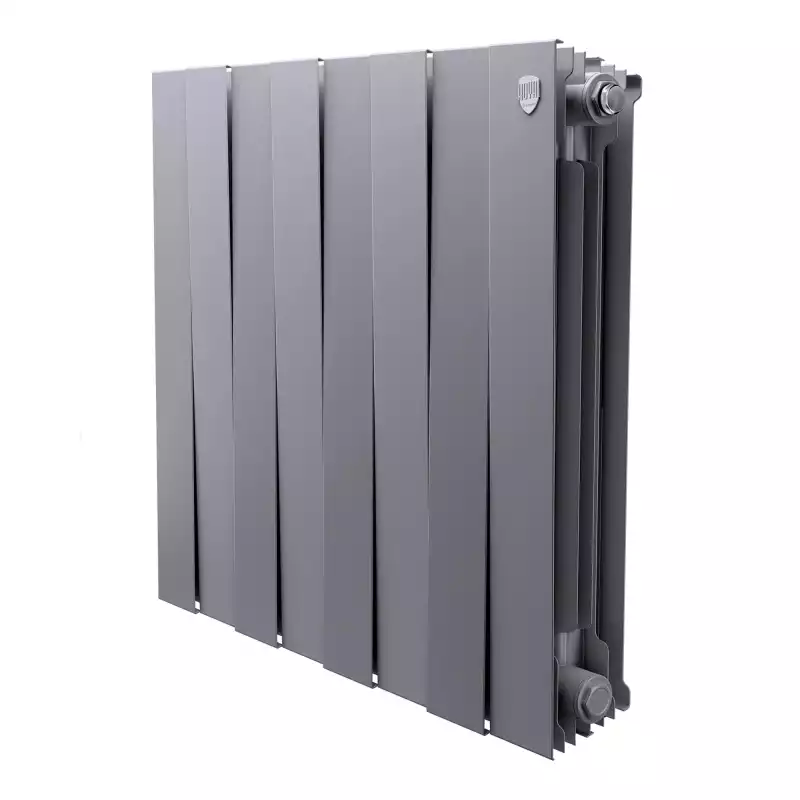 Радиатор биметаллический Royal Thermo PianoForte 500 Серебристый - 8 секц.