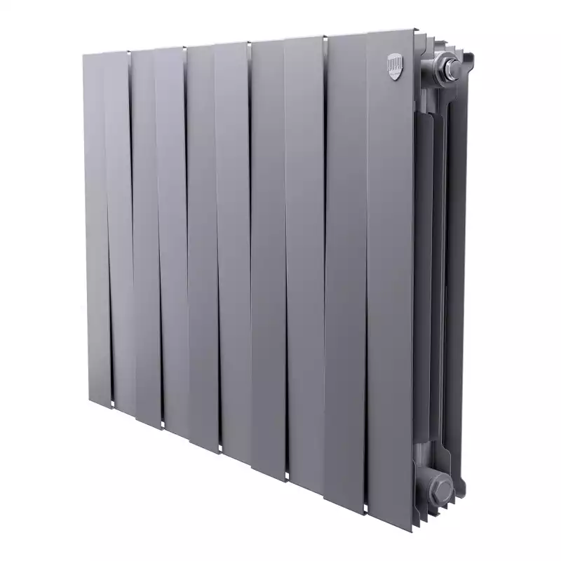 Радиатор биметаллический Royal Thermo PianoForte 500 Серебристый - 10 секц.