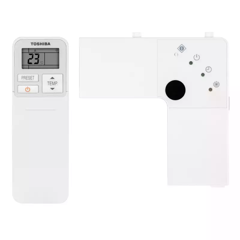 Комплект ИК-пульта с ИК-приёмником для кассетных блоков TOSHIBA RBC-AXU31U-E