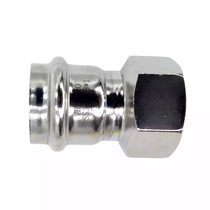 Соединитель VIEIR прямой нерж. сталь с вн.р. 35×11/4