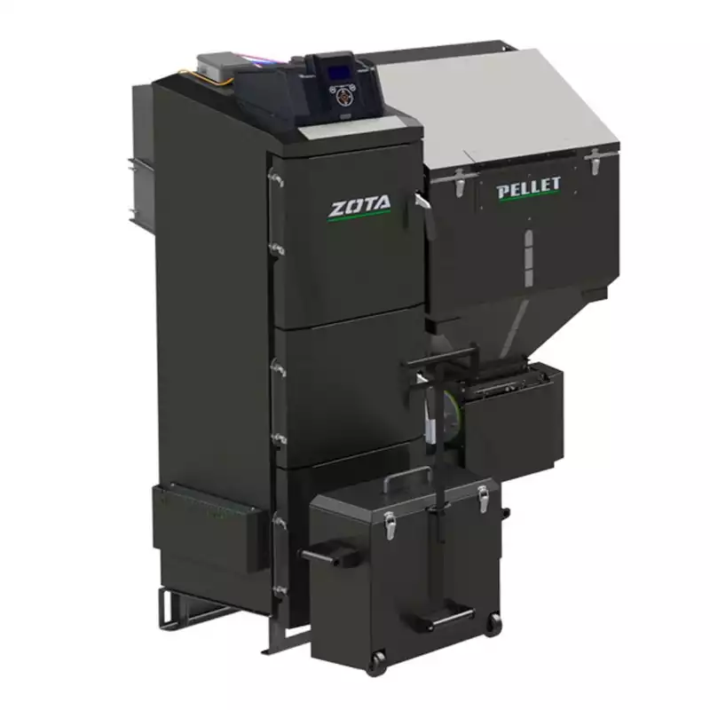 Котел пеллетный ZOTA Pellet Black 21кВт 2R-300 автоматический. комплект